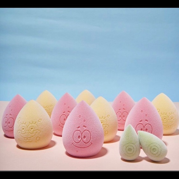 Juno & Co Spongebob Microfiber Beauty Sponge Blender Set & Cleanser BNIB - Picture 16 of 16